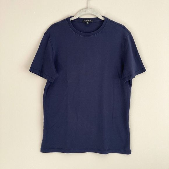 Robert Barakett Other - Robert Barakett Mens Tee T-Shirt Size Medium Blue Crew Short Sleeve Pima Cotton
